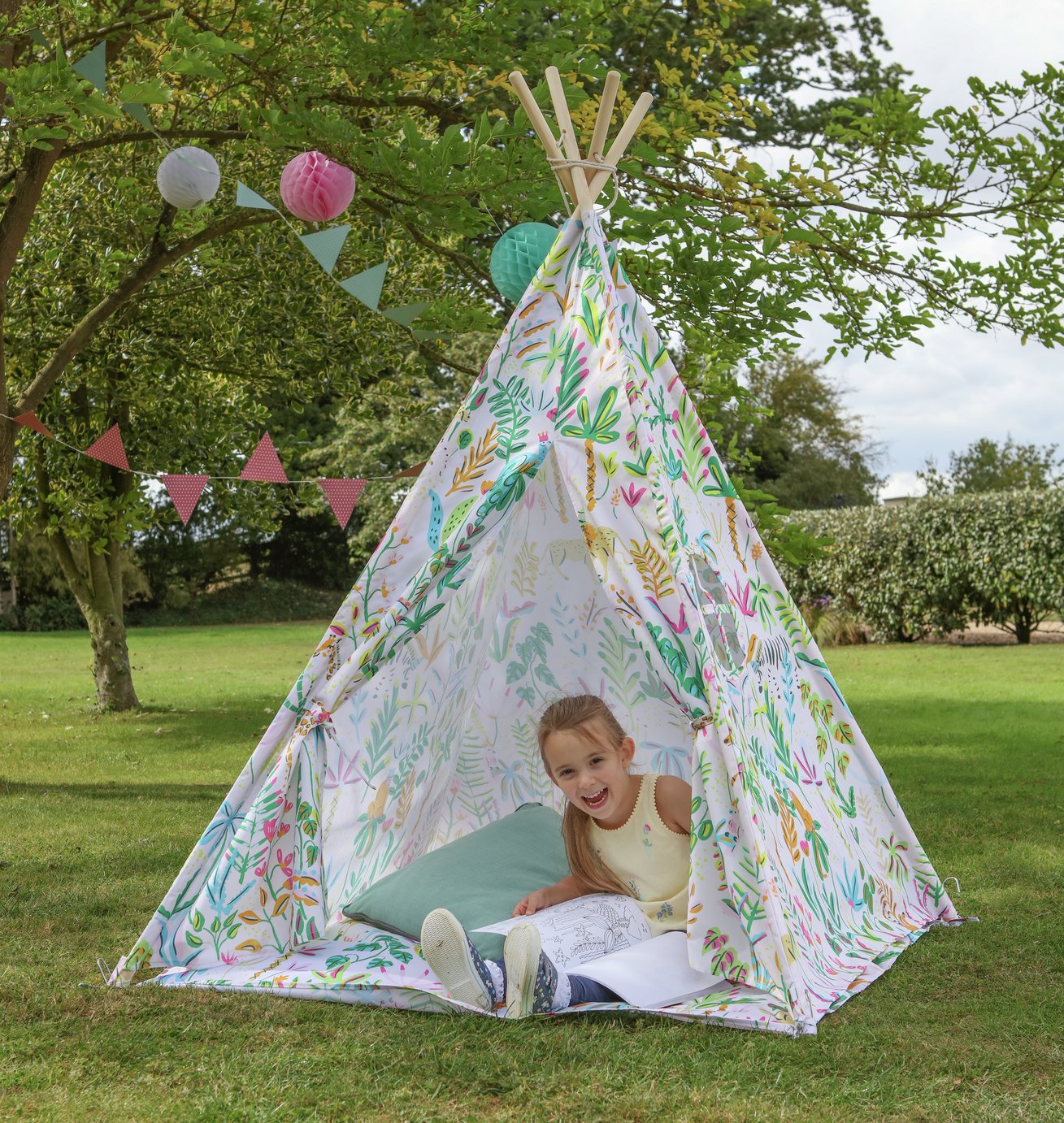 argos teepee play tent