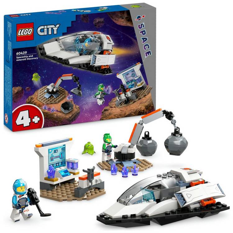 LEGO City Spaceship and Asteroid Discovery Space Toys 60429 0