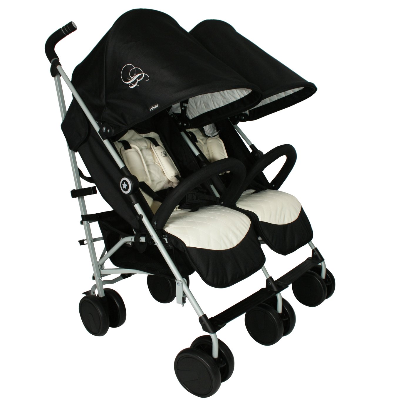 my babiie mb22 twin stroller