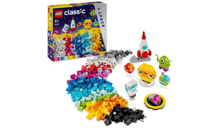 LEGO Classic Creative Space Planets with Toy Rocket 11037