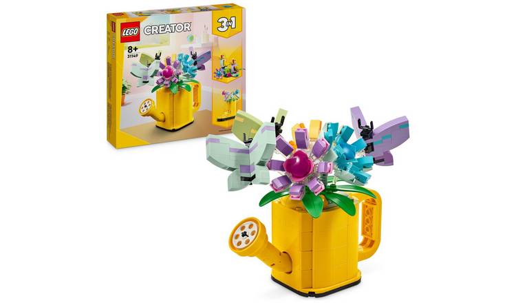 LEGO Creator 3in1 Flowers in Watering Can Nature Toys 31149