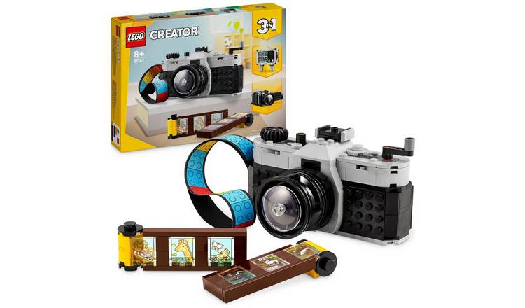 Buy LEGO Creator 3in1 Retro Camera Toy for Girls and Boys 31147 LEGO Argos