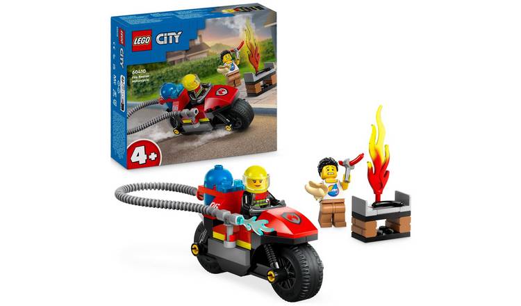 Buy LEGO City Fire Rescue Motorcycle 4 Motorbike Toy 60410 LEGO Argos