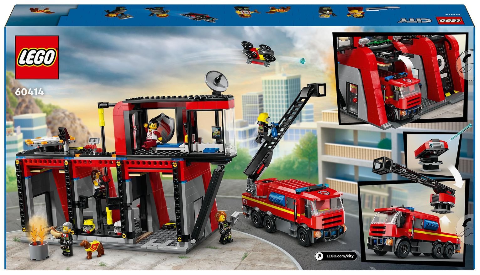 COBI - Action Town-Fire Patrol Vehicle (56 PCS) Toy, Various