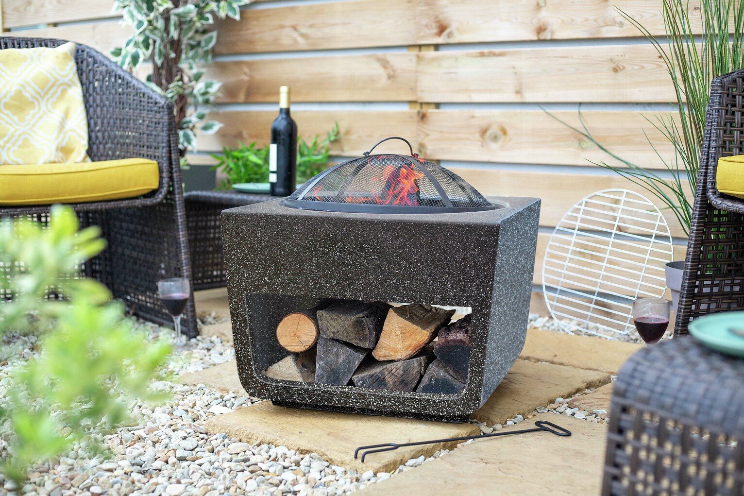 La Hacienda Stone Effect Fire Pit Review