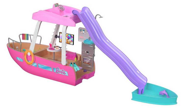 Barbie Dream Boat Playset with Pool, Slide & Accessories