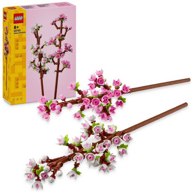 LEGO Creator Cherry Blossoms Flowers Decor Set 40725 0
