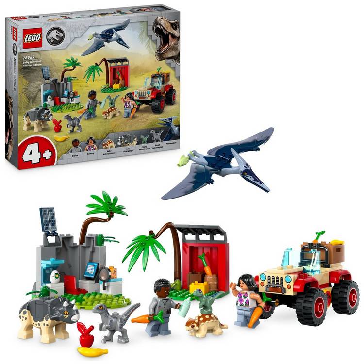 LEGO Jurassic World Baby Dinosaur Rescue Centre Toy 76963 0