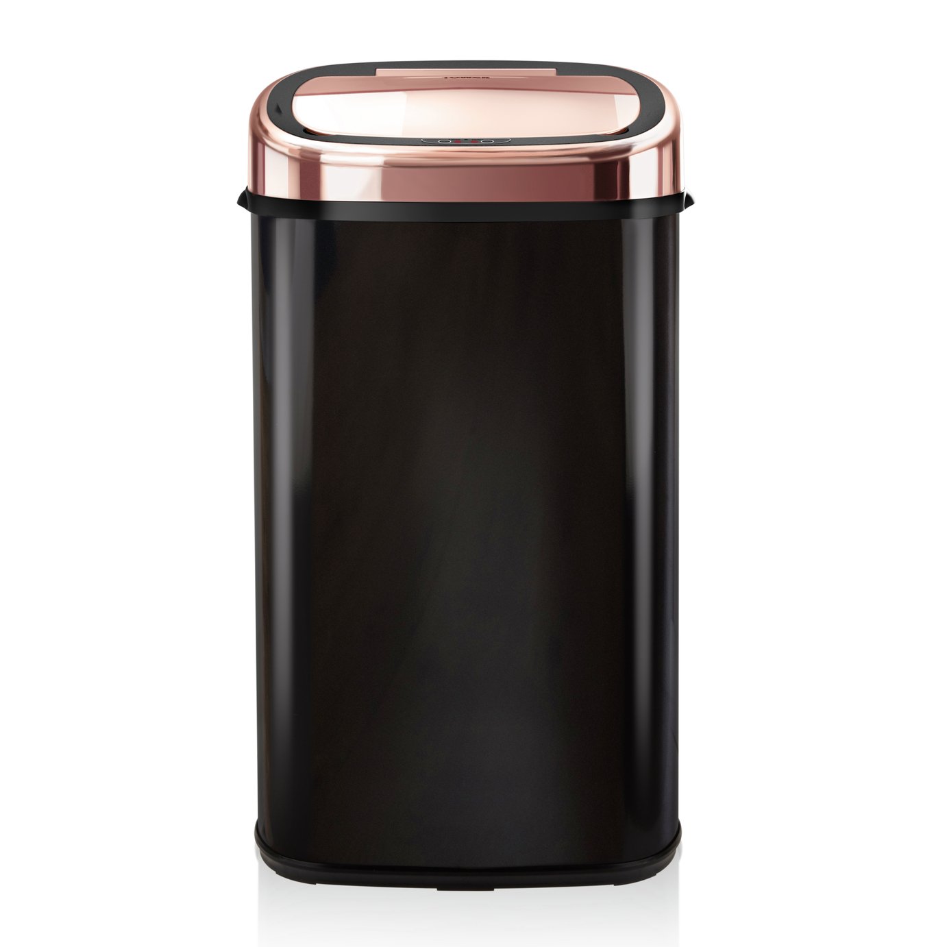 Tower 58L Sensor Bin - Rose Gold & Black