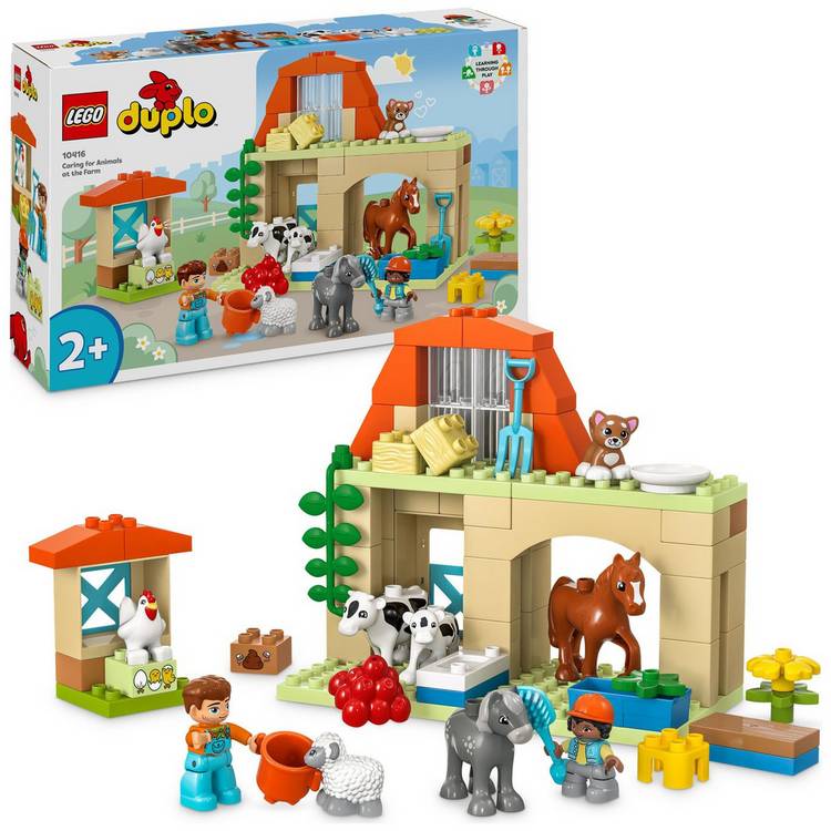 LEGO DUPLO Town Caring for Animals at the Farm Toy Set 10416 0