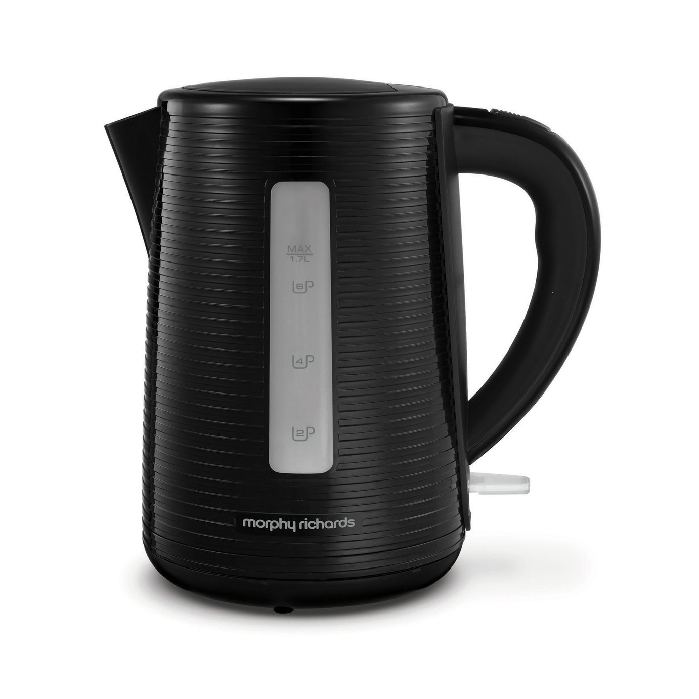 morphy richards jug kettle black