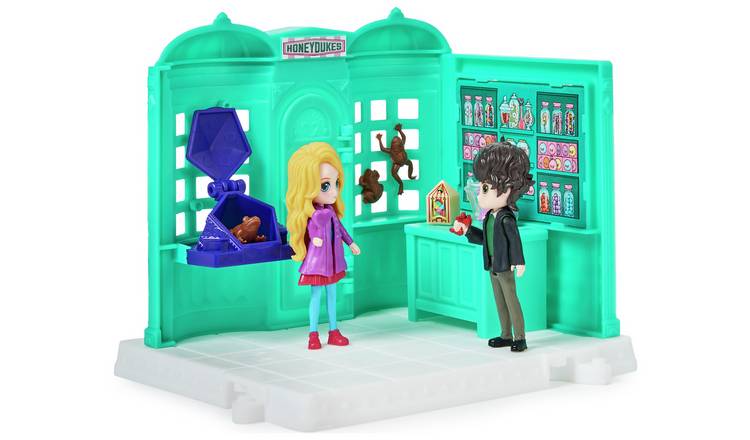 Wizarding World Harry Potter, Magical Minis Honeydukes Sweet Shop with 2  Exclusive Figures and 5 Accessories, Kids Toys for Ages 6 and up
