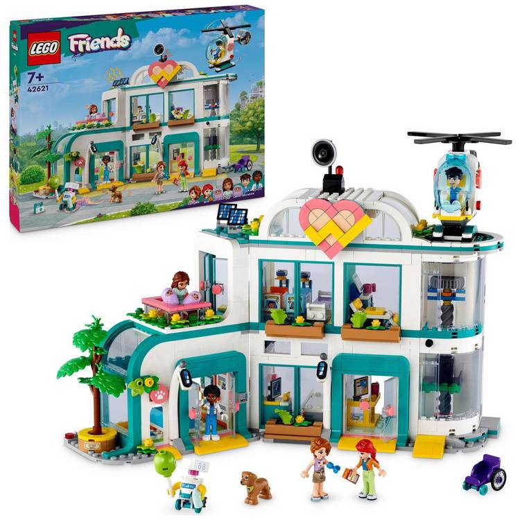 LEGO Friends Heartlake City Hospital & Helicopter Toy 42621 0