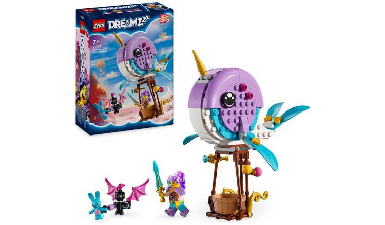 LEGO DREAMZzz Izzie's Narwhal Hot-Air Balloon Toy Set 71472