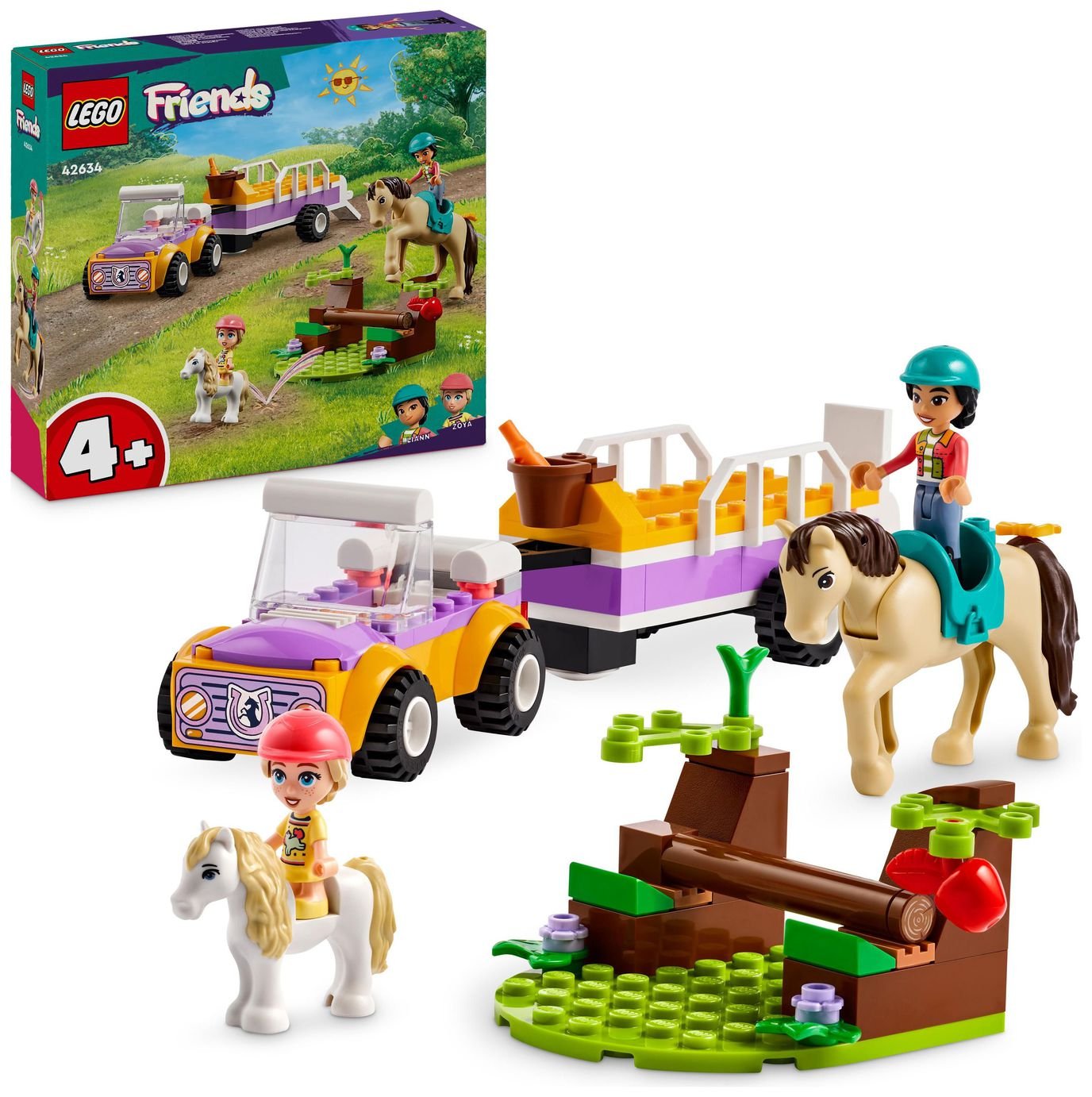 LEGO Friends Horse and Pony Trailer Animal Toys Set 42634