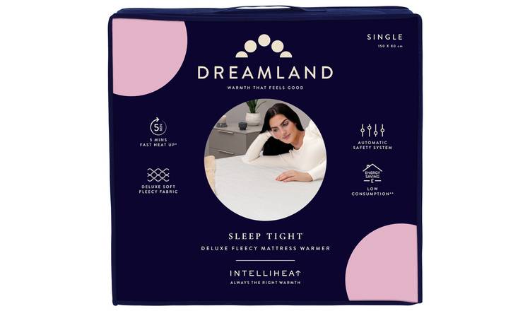 Buy Dreamland Sleep Tight Intelliheat Mattress Warmers - Single | Electric  blankets | Argos