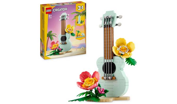 Buy LEGO Creator 3in1 Tropical Ukulele Toy Instruments Set 31156, LEGO