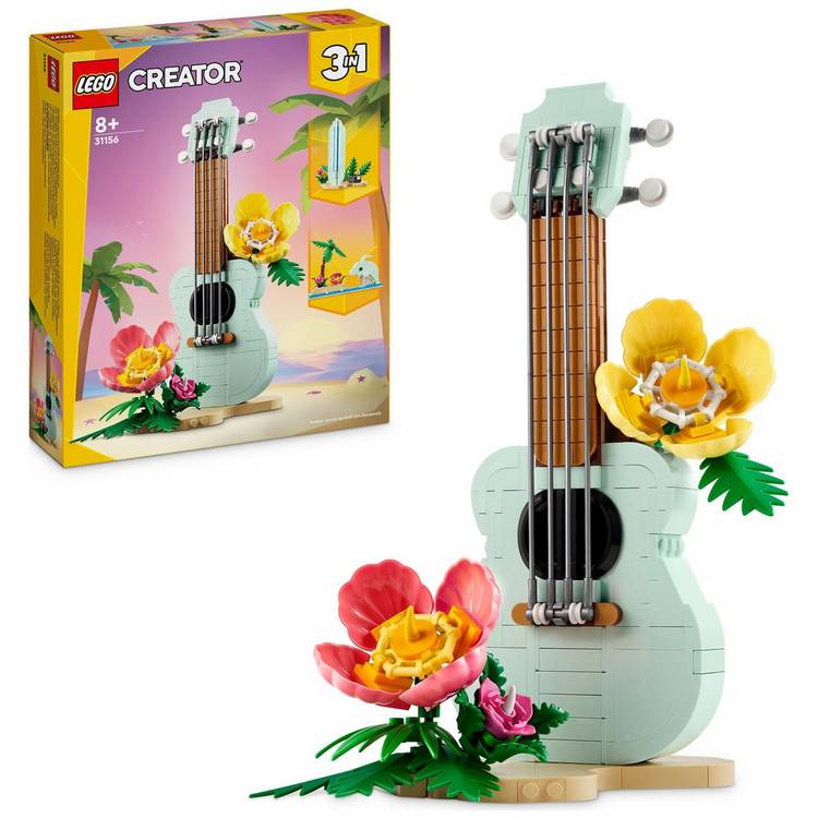 LEGO Creator 3in1 Tropical Ukulele Toy Instruments Set 31156 0