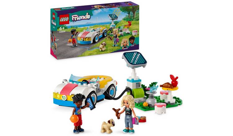 LEGO Friends Electric Car and Charger Vehicle Toy Set 42609