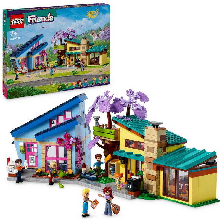 LEGO Friends Olly and Paisley's Family Houses Toy Set 42620 0