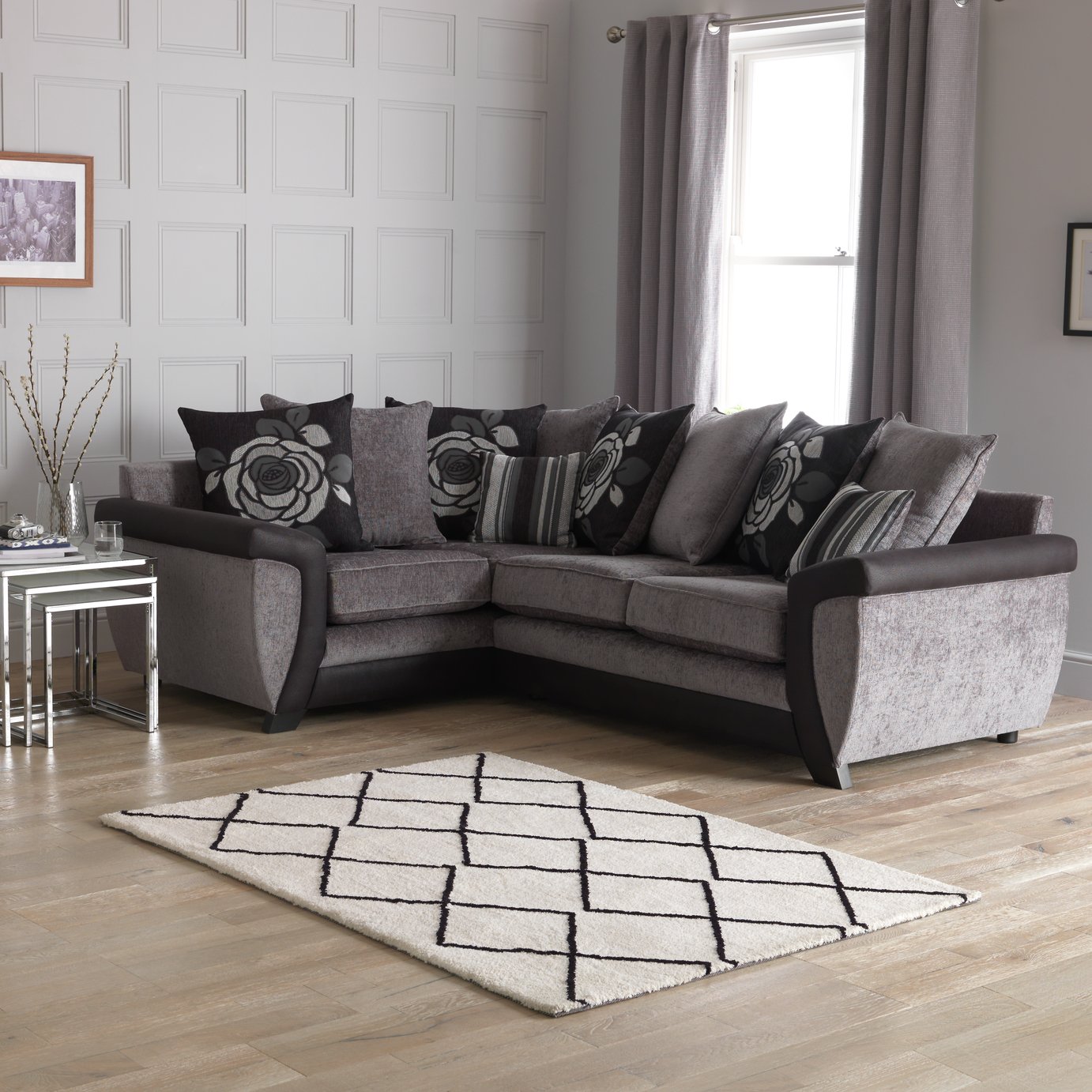 Argos Home Illusion Left Corner Fabric Sofa Review