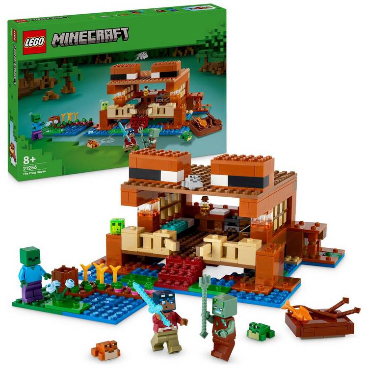 LEGO Minecraft The Frog House Toy with Animal Figures 21256 0