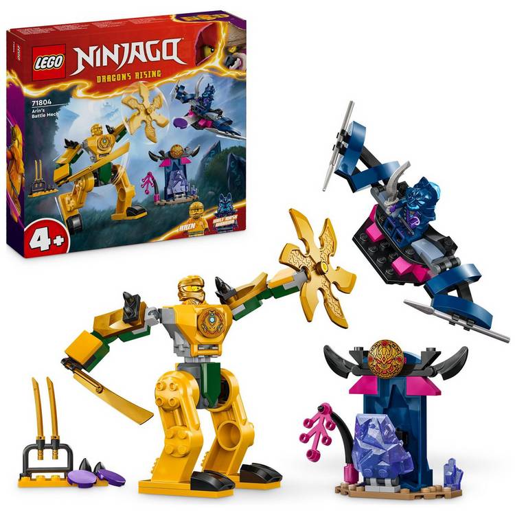 LEGO NINJAGO Arin's Battle Mech Action Figure Toy Set 71804 0