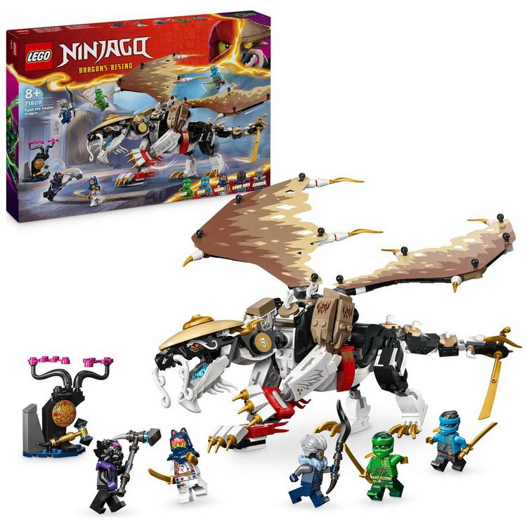 LEGO NINJAGO Egalt the Master Dragon Toy Ninja Playset 71809 0