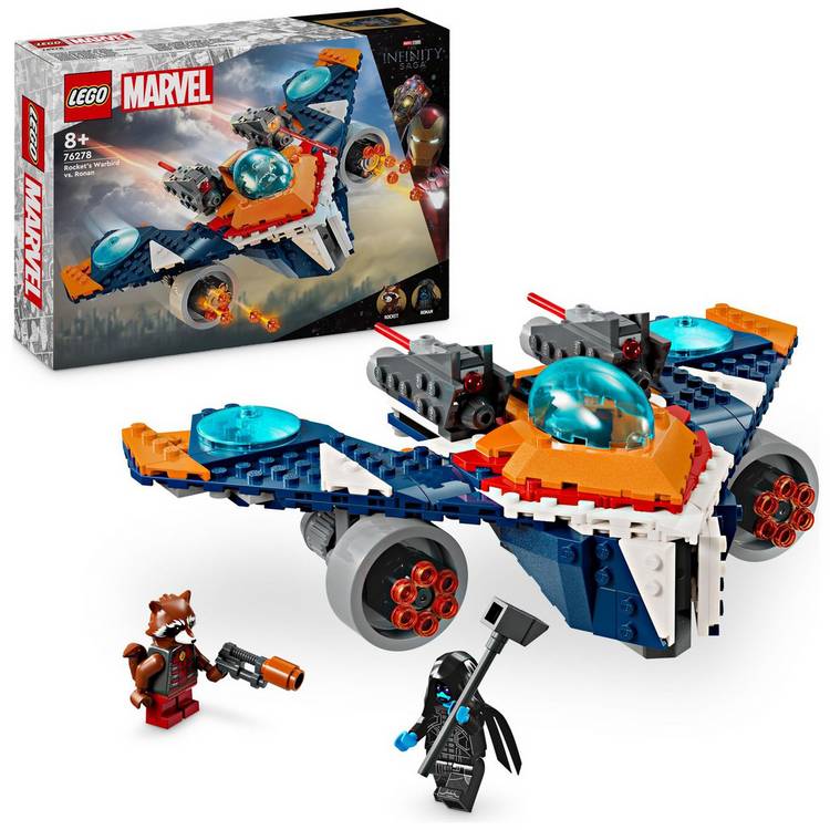 LEGO Marvel Rocket's Warbird vs Ronan Building Toy 76278 0