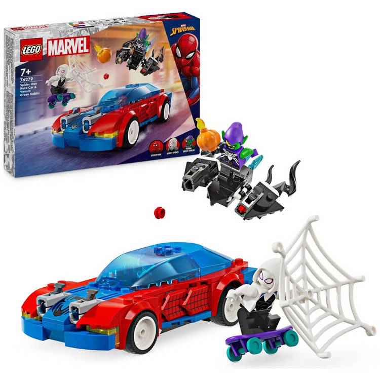 LEGO Marvel Spider-Man Race Car & Venom Green Goblin 76279 0
