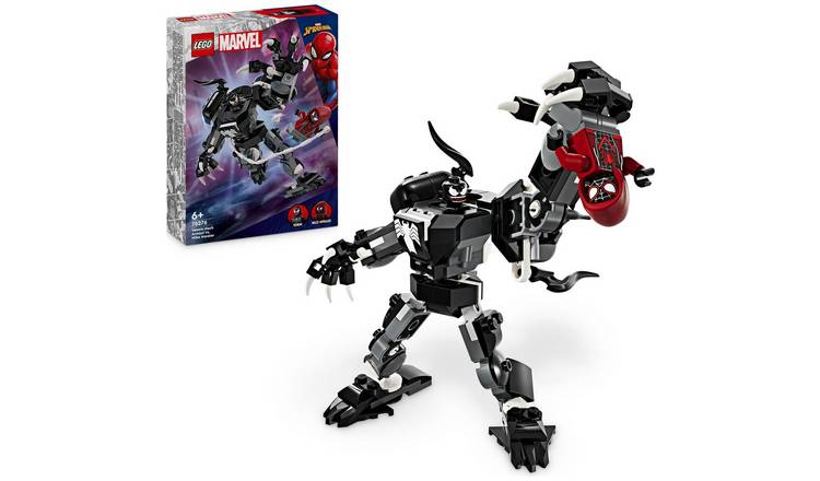 Buy LEGO Marvel Venom Mech Armour vs Miles Morales Set 76276, LEGO