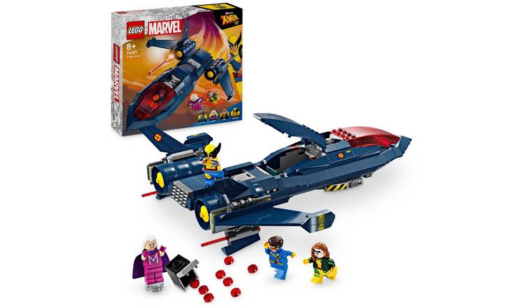 Buy LEGO Marvel X Men X Jet Buildable Toy Plane Model Set