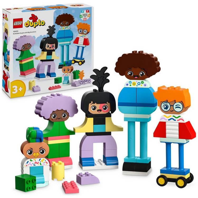 LEGO DUPLO Town Buildable People with Big Emotions Set 10423 0