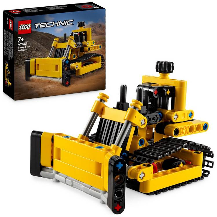 LEGO Technic Heavy-Duty Bulldozer Construction Toy 42163 0