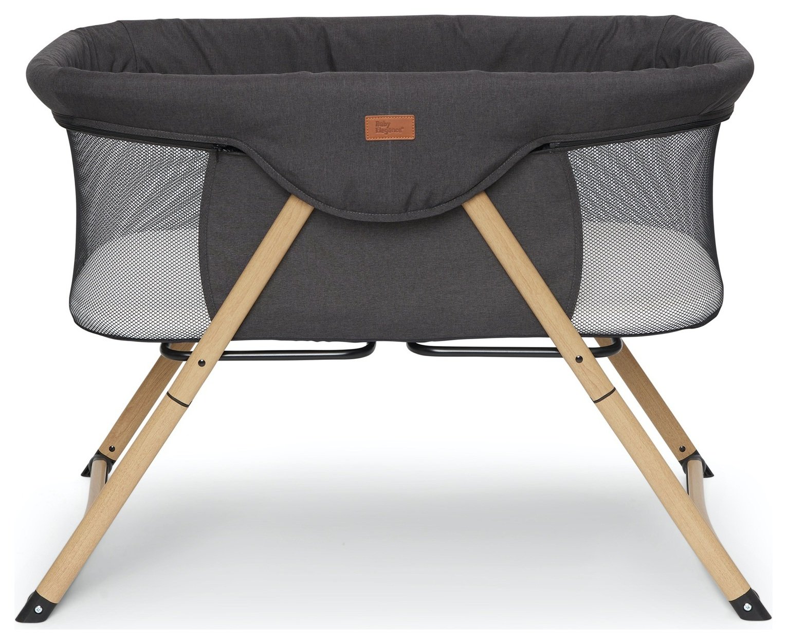 Baby Elegance Kangu Crib - Black/Wood