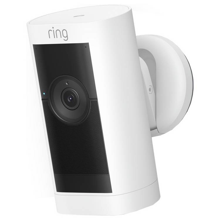 Ring Stick Up Cam Pro Battery Security Camera - White 0