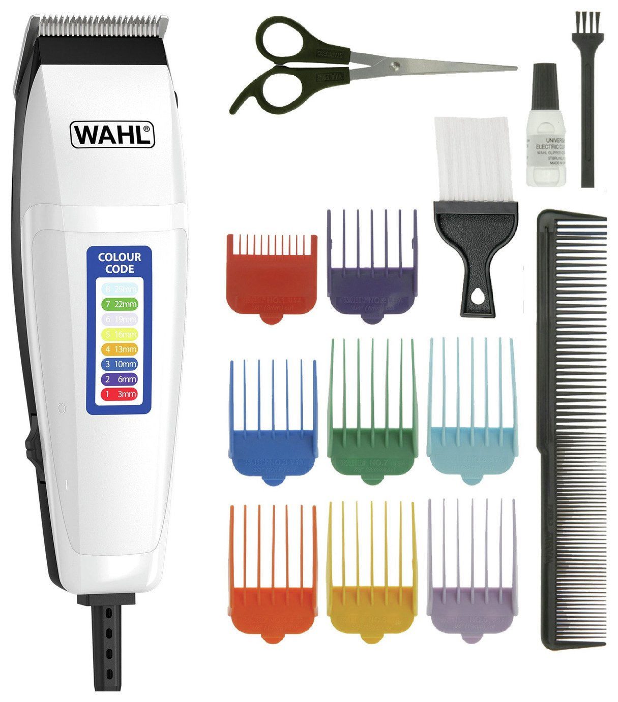 wahl color code clippers