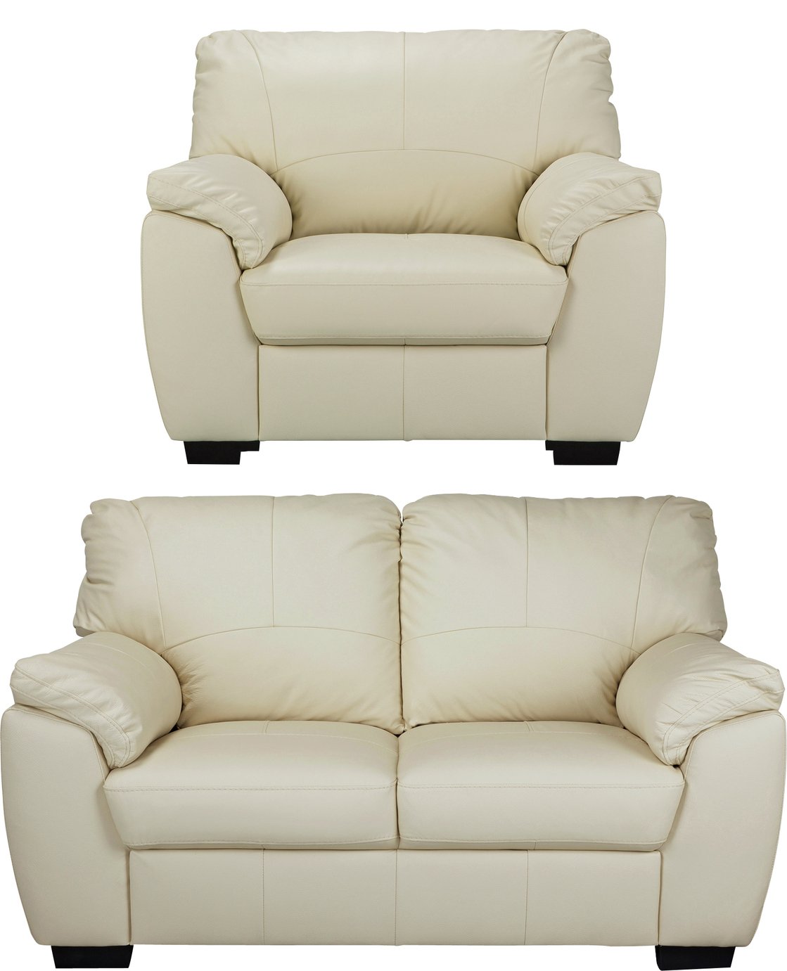 Argos Home Milano Leather Chair and 2 Seater Sofa Review