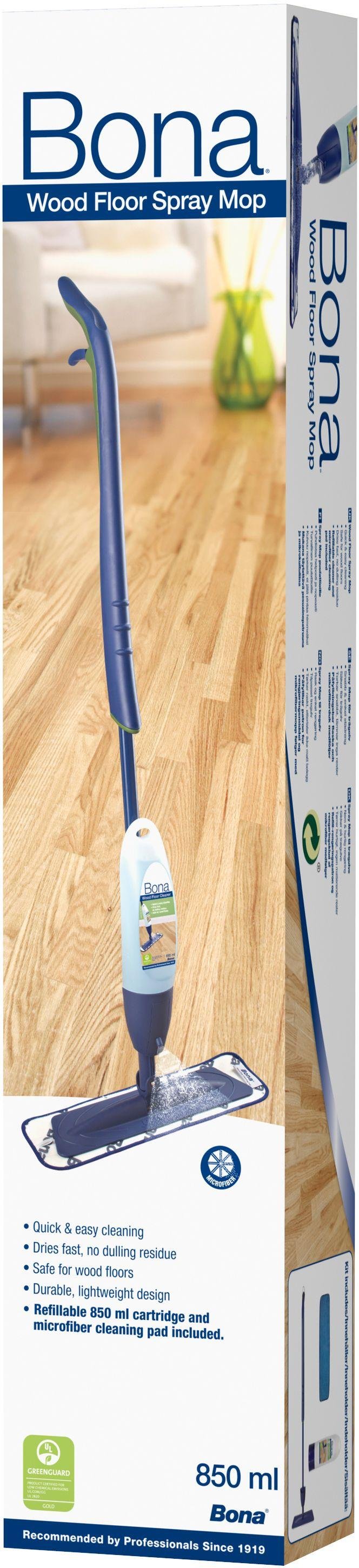 Bona Spray Mop Kit for Wood Floors. Review