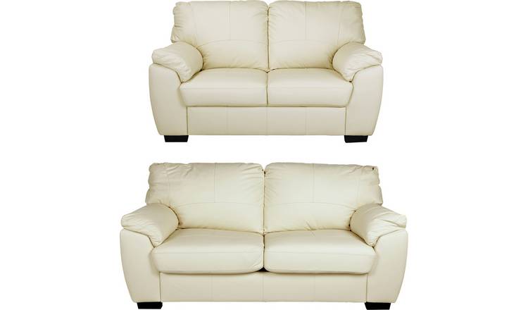 Argos leather sofas 2024 and chairs