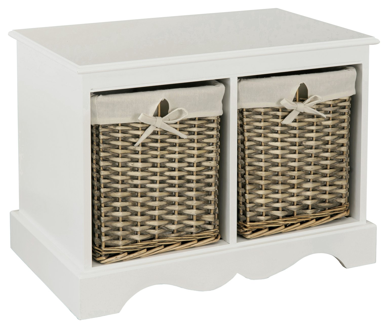 Argos Home New Malvern Hallway Shoe Storage Bench White 3392595