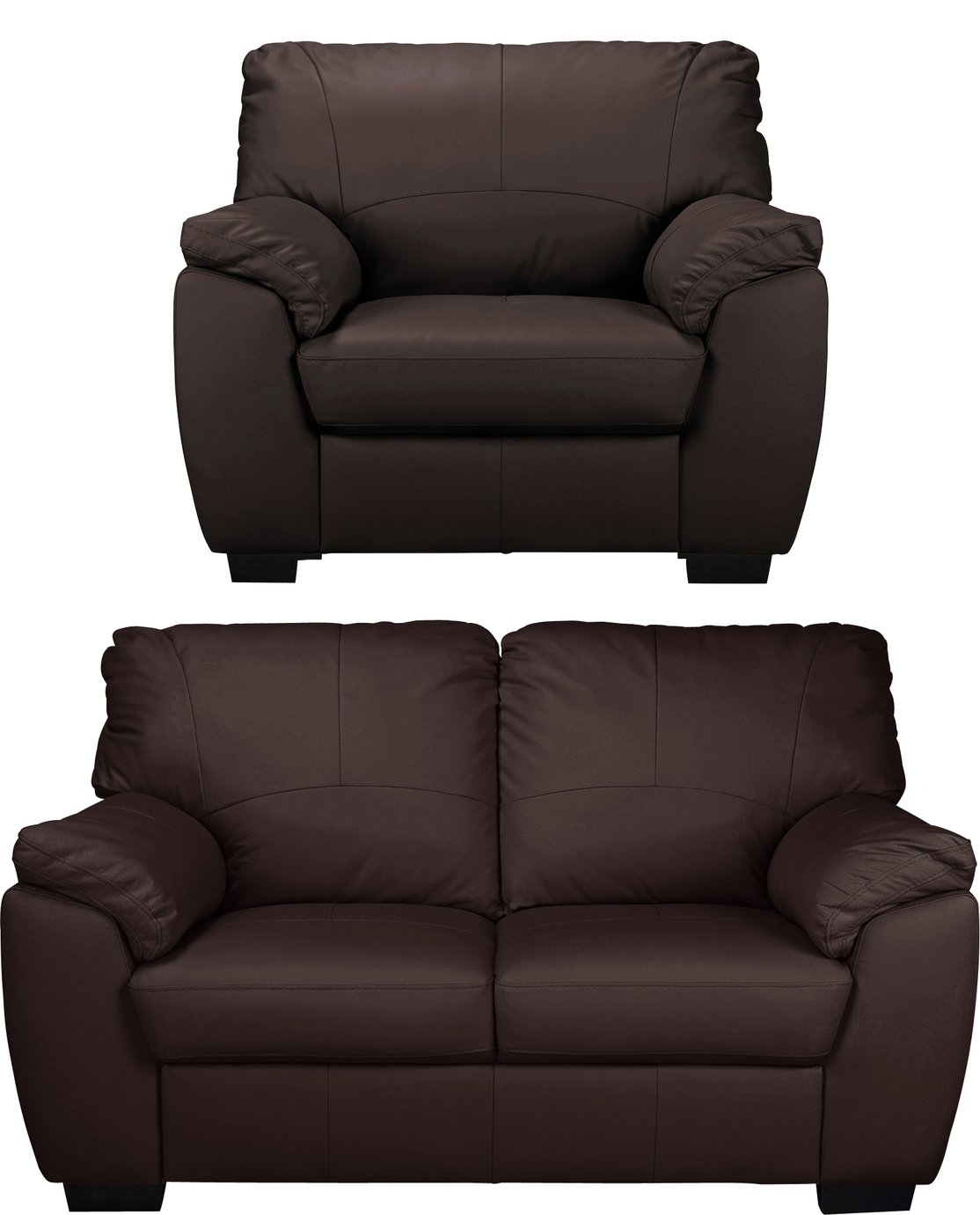 Argos Home Milano Leather Chair & 2 Seater Sofa Review