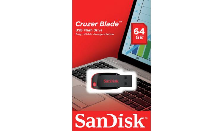 Memoria USB SanDisk 64GB Cruzer Blade 2.0