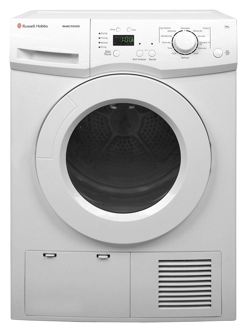 Russell Hobbs RH8CTD600 8KG Condenser Tumble Dryer - White