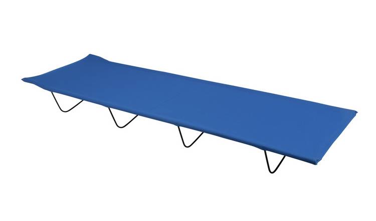 Pro Action Single 4 Leg Folding Camping Bed