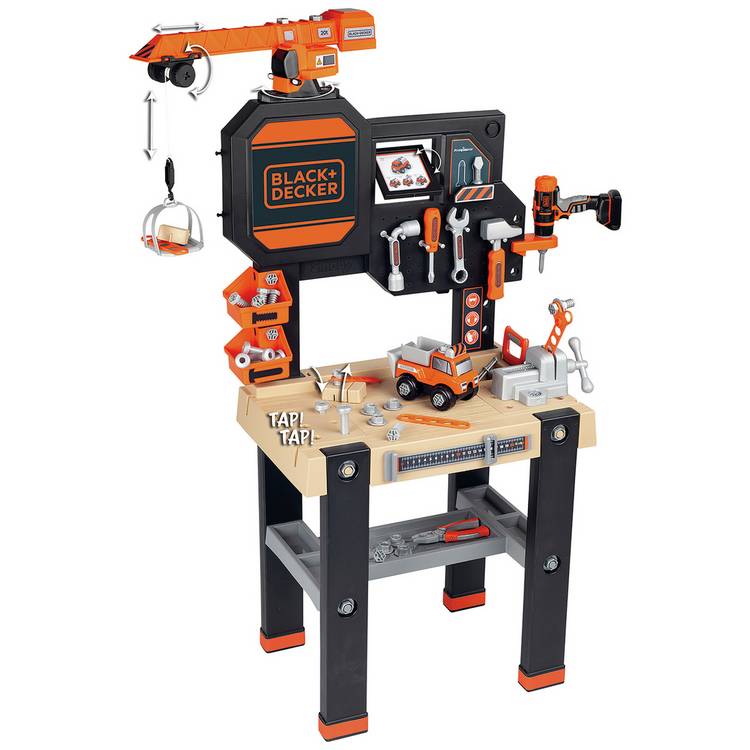 Smoby Black + Decker Builder Toy Workbench 0