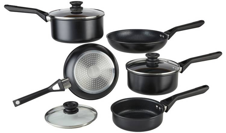 Buy Ninja Zerostick Stainless Steel 5 Piece Non Stick Pan Set, Pan sets