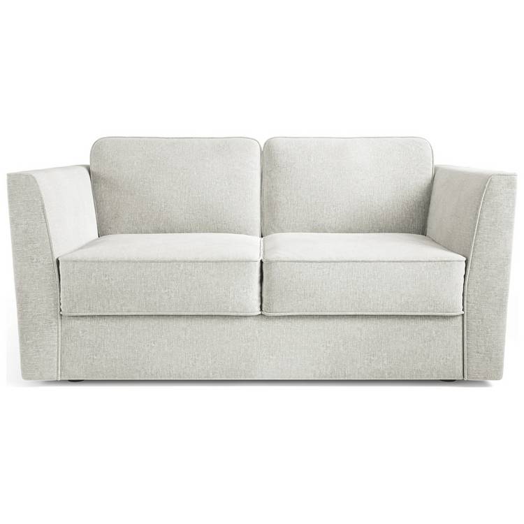 Jay-Be Elegance Fabric 2 Seater Sofa Bed - Light Grey 0