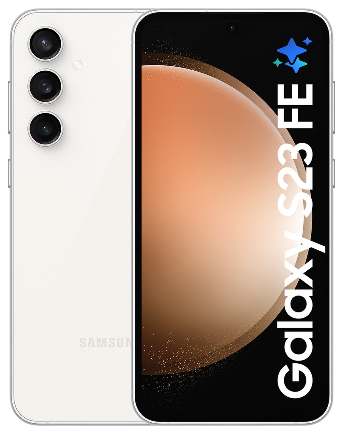 SIM Free Samsung S23 FE 5G 128GB AI Mobile Phone - Cream