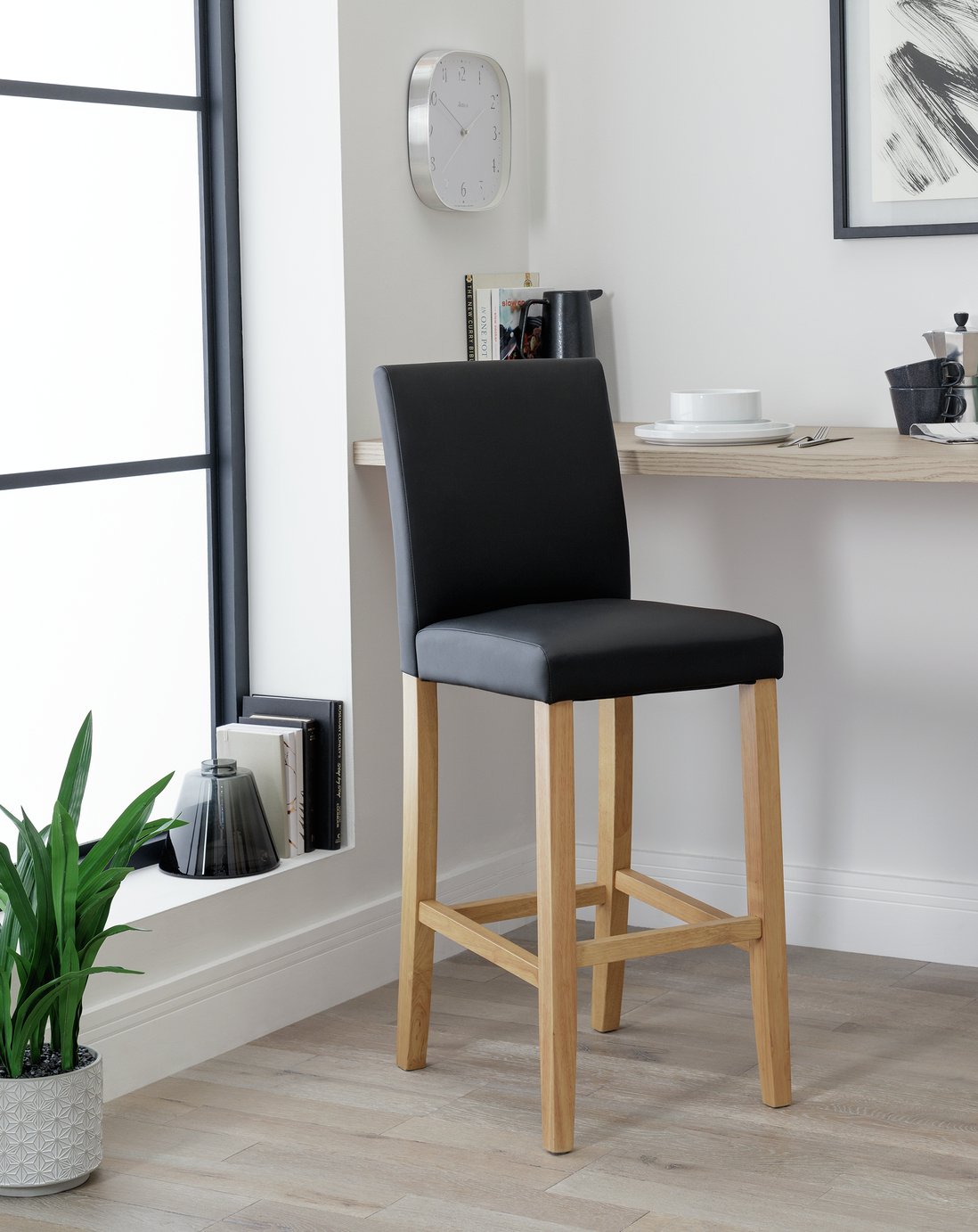 Argos Home Winslow Faux Leather Tall Bar Stool Review